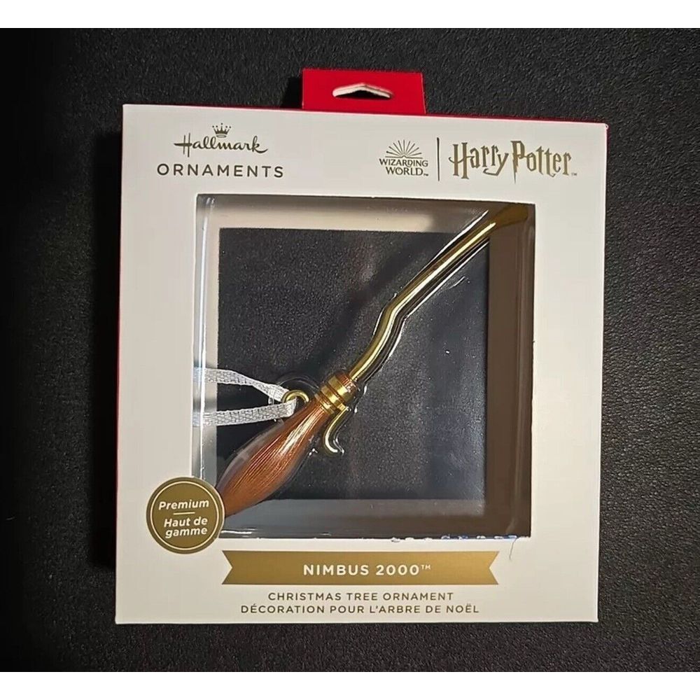 2024 Hallmark Premium Harry‎ Potter NIMBUS 2000 Ornament Brand New Rare